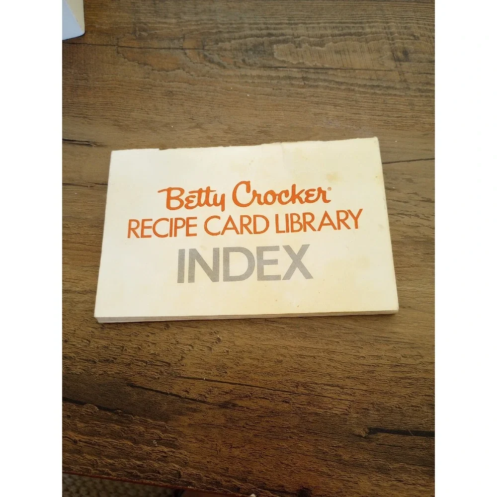 VTG 1971 Mid Century Betty Crocker Recipe Card Library (Complete) EUC